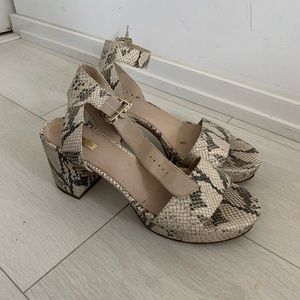 Louise et Cie Snakeskin Platform hells